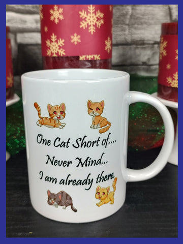 One Cat Short of.. Mug