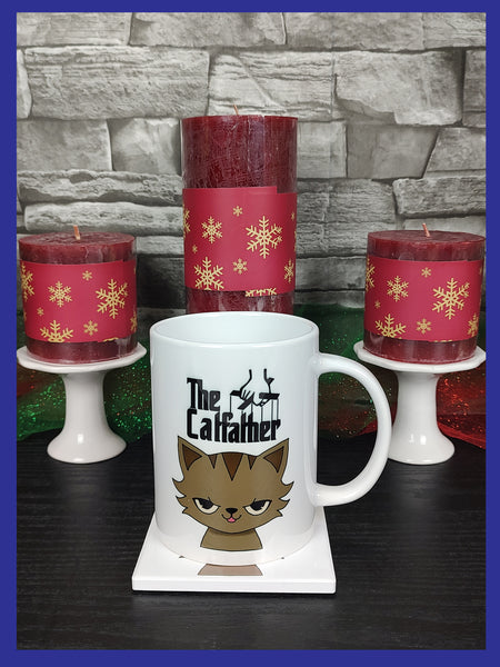 The Cat father Mug & Coaster Set