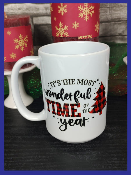 Merry Christmas It's The Most Wonderful Time Of The Year Mugs & Coasters Set