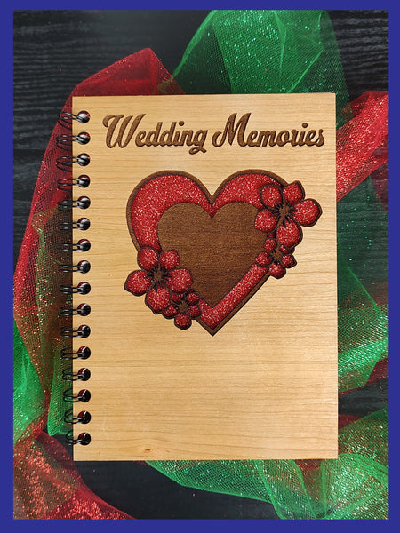 Wedding Memories Double Heart Journal