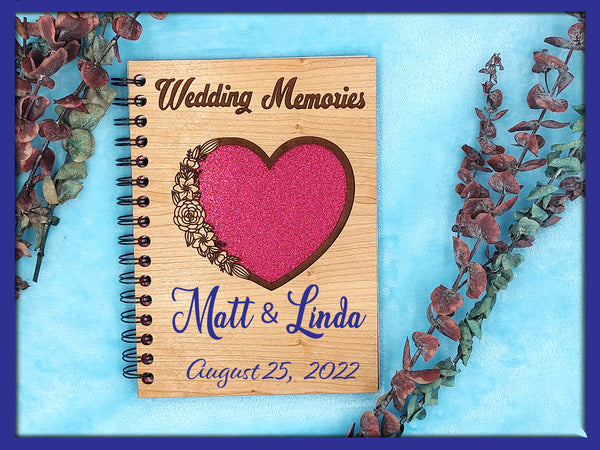 Wedding Memories Open Heart Journal