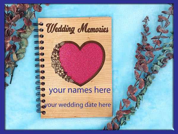 Wedding Memories Open Heart Journal